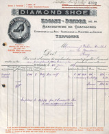 Termonde - Manufacture De Chaussures Escaut Dendre Diamond Shoe 1919 (illustrée) - Straßenhandel Und Kleingewerbe