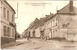 1G9 --- 62 AVESNES-LE-COMTE Grande Rue N°4 - Avesnes Le Comte