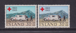 ICELAND - 1963 Red Cross Set Never Hinged Mint - Nuovi