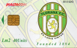 MALTA - CHIP CARD - FLORIANA FOOTBALL CLUB - Malte