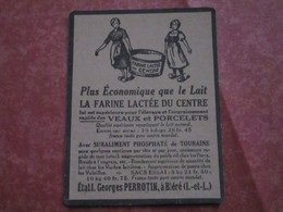 Delcampe - LA FARINE LACTÉE DU CENTRE - Établ. Georges PERROTIN (bristol Publicitaire) - Bléré