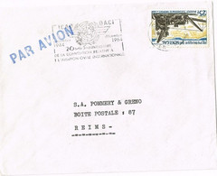 LA 190 - SENEGAL N° 236 Exploitation De Phosphate Sur Lettre Par Avion Pour Les Champagnes Pommery à Reims 1967 - Sénégal (1960-...)