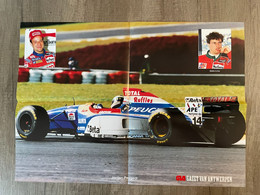 Poster / Affiche - Rubens BARICHELLO - Eddie IRVINE - Jordan-Peugeot - 55 X 40 Cm. - Automobile - F1