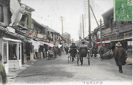 JAPON -  KOBE -  1908 -  MOTOMACHI DORI -  CARTE COLORISEE - Kobe