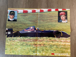 Poster / Affiche - Karl WENDLINGER - Heinz-Harald FRENTZEN - Sauber-Ford - 55 X 40 Cm. - Automobile - F1