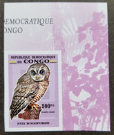 Congo Owls 2006 Bird Of Prey Fauna Birds Owl (stamp Margin) MNH *imperf - Autres & Non Classés