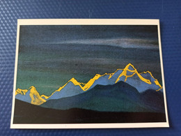 Nicholas Roerich - "Himalayas" -  HIMALAYA - Tibet -  - Old USSR PC 1980s - Tíbet