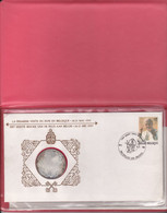 B01-412 Numisletter Pièce Argent De 30gr FDC 1ère Visite Papale Pape Jean-Paul II 30-03-1985 Bruxelles 1030 Brussel - Numisletter