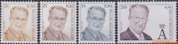 België 2001 - Mi:3030/3032 + 3034, Yv:2975/2977 + 2979, OBP:2980/2983, Stamp - XX - King Albert II Broux-mvtm - 1993-2013 Rey Alberto II (MVTM)