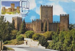 MAXIMUM CARD - CARTOLINA MAXIMA -  MAXIMUM KARTE - CARTE MAXIMUM - PORTUGAL - CHATEAUX - GUIMARÃES - Châteaux