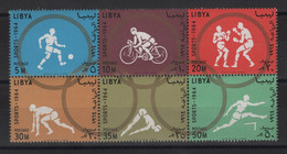 Libye - N°246 à 251 - Jeux Olympiques - ** Neufs Sans Charniere - Cote 4.25€ - Libia