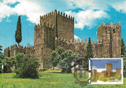 MAXIMUM CARD - CARTOLINA MAXIMA -  MAXIMUM KARTE - CARTE MAXIMUM - PORTUGAL - CHÂTEAUX - GUIMARÃES - Châteaux