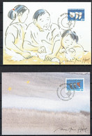 Greenland 1998. Christmas.  Michel  329y - 330y  Maxi Cards. Signed. - Maximumkaarten