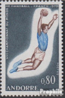 Andorra - Französische Post 221 (kompl.Ausg.) Postfrisch 1970 Handball - Cuadernillos