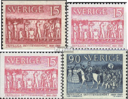 Schweden 459A,Dl,Dr,460A (kompl.Ausg.) Postfrisch 1960 Schützenbewegung - Unused Stamps