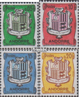 Andorra - Französische Post 164-167 (kompl.Ausg.) Postfrisch 1961 Wappen - Libretti