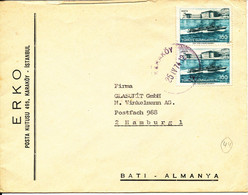 Turkey Cover Sent To Germany Karaköy 25-4-1974 - Brieven En Documenten