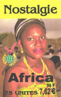 Africa:Used Phonecard, 50 F, 75 Units, 7,62 EUR, Lady - Autres - Afrique