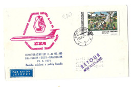 Vol Inaugural Bratislava.Kijev.Bratislava.1971 - Airmail
