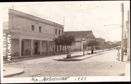 600621 | Postcard Of Nuevitas, Cuba. Visit Of The SS Arkansas 1929  | -, -, - - Storia Postale