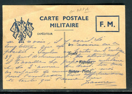 Carte FM écrite Recto Et Verso ( Léger Pli Central ) - F 70 - Covers & Documents