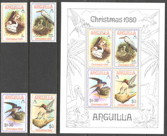 Anguilla Sc# 398-401a MNH 1980 Christmas - Anguilla (1968-...)