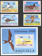 Anguilla Sc# 825-829 MNH 1990 Christmas - Anguilla (1968-...)