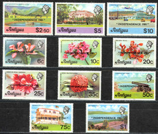 Antigua Sc# 607-617 MNH 1981 Overprints - 1960-1981 Autonomie Interne