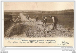 LIBRAMONT ..-- DVD 8728 . Route Vers Le SERPONT . 1902 De BERTRIX Vers LOUVAIN ( Mme G. BOULANGER ) . Voir Verso . - Libramont-Chevigny