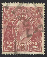 Australia Sc# 29 Used 1924 2p Red Brown KGV - Usados