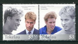 Tokelau 2003 21st Birthday Of Prince William Of Wales Set CTO Used (SG 351-352) - Tokelau