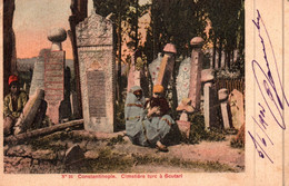 Constantinople - Cimetière Turc à Scutari - 1903 - Turquie Turkey - Turquie