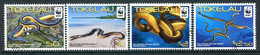 Tokelau 2011 Endangered Species - Yellow-bellied Sea Snake Set CTO Used (SG 420-423) - Tokelau