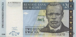 MALAWI 200 KWACHA 2003 P 47b UNC SC NUEVO - Malawi
