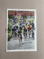 Regionale Wielergids 2003 - Gazet Van Antwerpen - 24 Pp - 28 X 40 Cm. - Kalender - Wielerploegen - Cyclisme