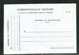 Carte FM écrite De Limoges En 1940  - F 89 - 2. Weltkrieg 1939-1945