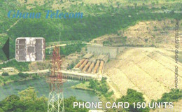 Ghana:Used Phonecard, GT, 150 Units, Akosombo Hydro Electric Dam - Ghana