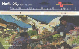 Curacao:Used Phonecard, Setel, 100+15 Units, Curacao Floating Market - Antilles (Netherlands)