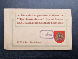 CARNET 10 CP BELGIQUE (V2216) Pièce Du LEUGENBOOM à MOERE (12 Vues) ONIG Sites De Guerre - Gistel