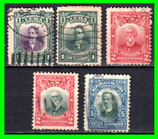 CUBA ( AMERICA DEL NORTE ) SELLOS DEL AÑO 1910 LIDERES POLITICOS Y MILITARES - Used Stamps