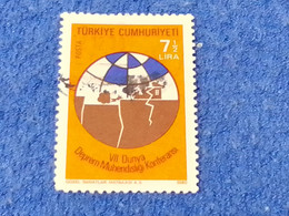 TÜRKEY--1970-80       7.50LİRA.       DAMGALI - Used Stamps