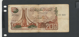 ALGERIE - Billet 200 Dinars 1983 TB/F Pick-135 - Algeria