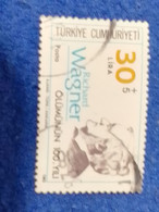 TÜRKEY--1970-80     30LİRA.       DAMGALI - Used Stamps