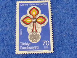 TÜRKEY--1970-80    70LİRA.       DAMGALI - Used Stamps