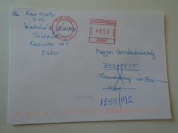 D193871  Hungary Cover  -EMA Red Meter Freistempel 2005 TÚRKEVE Cserkész - Scouts-Pfadfinder -Scouting - Viñetas De Franqueo [ATM]