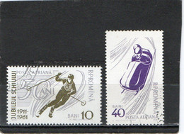 ROUMANIE    1961  Poste Aérienne  Y. T. N° 134  à  140  Incomplet  Oblitéré - Used Stamps
