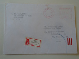 D193891   Hungary Cover -EMA Red Meter Freistempel  2000  Budapest   Cserkész - Scouts-Pfadfinder -Scouting - Machine Labels [ATM]