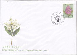 Taiwan 2002, Postfris MNH, Flowers - FDC