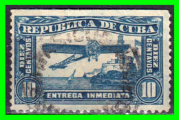 CUBA ( AMERICA DEL NORTE ) SELLOS DEL AÑO 1914 CORREO AEREO - Gebraucht