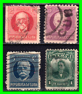 CUBA ( AMERICA DEL NORTE ) LOTE DE SELLOS DE DIFERENTES AÑO Y VALORES - Used Stamps